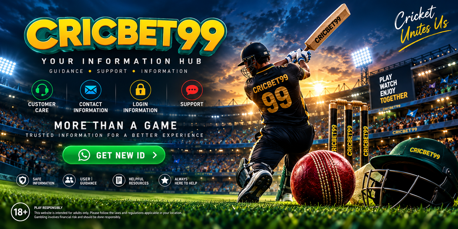 Cricbet99 support information